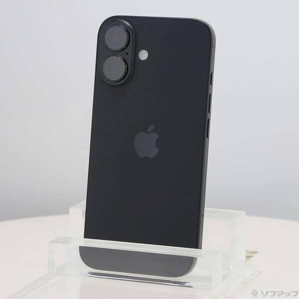 〔中古〕Apple(アップル) iPhone16 256GB ブラック MYDW3J／A SIMフリー〔377-ud〕 | 