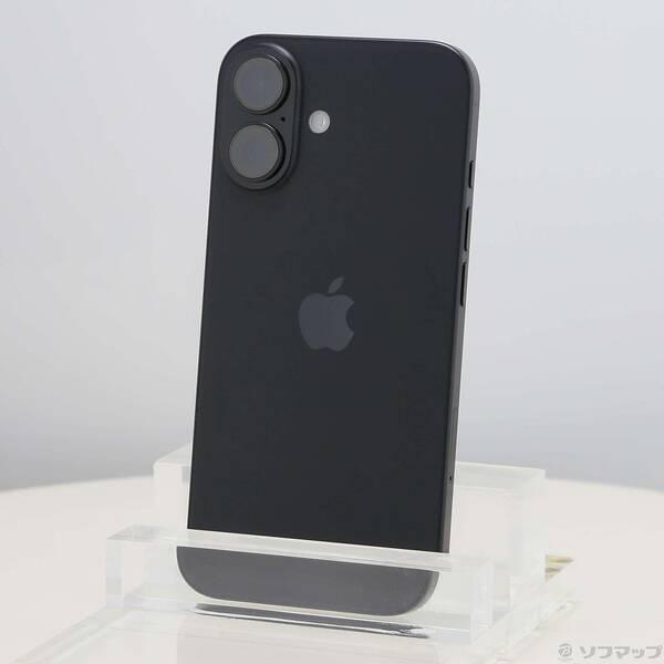 〔中古〕Apple(アップル) iPhone16 256GB ブラック MYDW3J／A SIMフリー〔377-ud〕 | 
