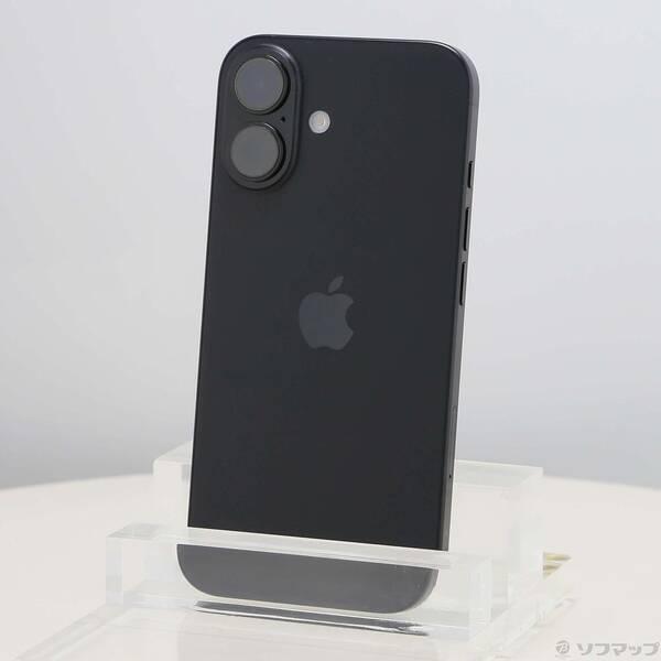 〔中古〕Apple(アップル) iPhone16 256GB ブラック MYDW3J／A SIMフリー〔377-ud〕 | 
