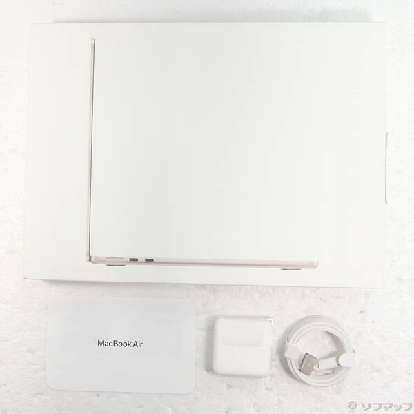 〔中古〕Apple(アップル) MacBook Air 13.6-inch Early-2024 MRXT3J／A Apple M3 8コアCPU_8コアGPU 8GB SSD256GB スターライト 〔26.3 Tahoe〕〔262-ud〕 |  | 04