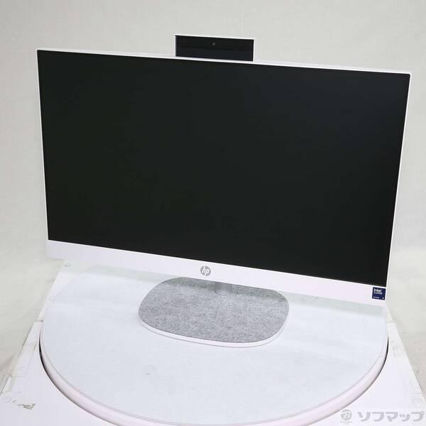 〔中古〕hp(エイチピー) 〔展示品〕 HP All-in-One 24-cr2000jp BD5A6PA-AAAA シェルホワイト〔258-ud〕 | 