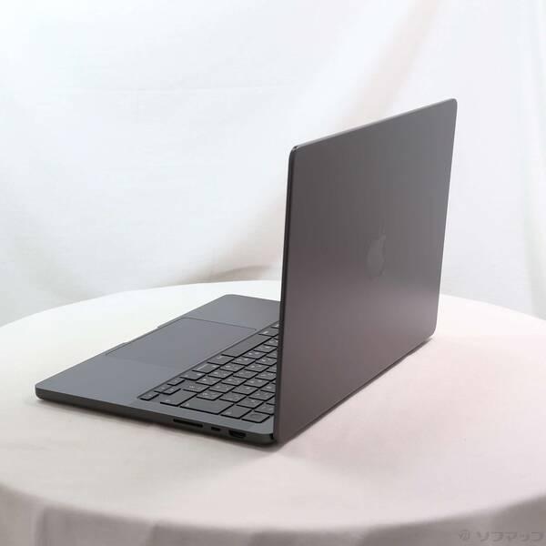〔中古〕MacBook Pro 14.2-inch Late-2024 MX2H3J／A Apple M4 Pro 12コアCPU_16コアGPU 24GB SSD512GB スペースブラック 〔26.3 Tahoe〕〔262-ud〕 |  | 01