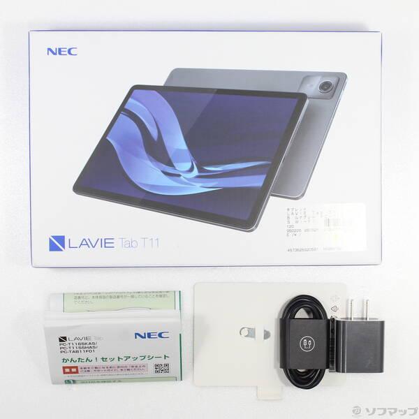 中古〕NEC(エヌイーシー) LAVIE Tab T11 128GB ルナグレー PC-T1165KAS