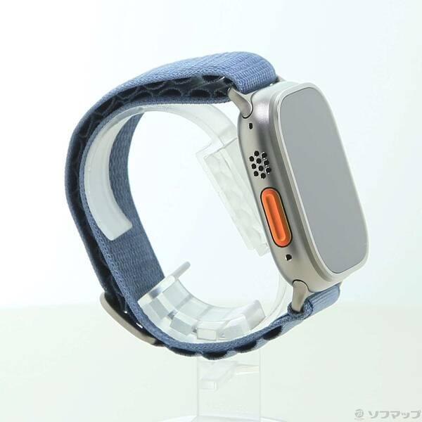 〔中古〕Apple(アップル) Apple Watch Ultra 3 GPS + Cellular 49mm ナチュラルチタニウムケース ライトブルーアルパインループ〔262-ud〕 |  | 03