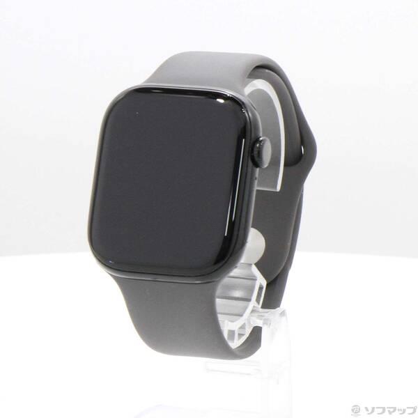 〔中古〕Apple(アップル) Apple Watch Series 10 GPS 46mm ジェットブラックアルミニウムケース ストーングレイスポーツバンド〔352-ud〕 | 