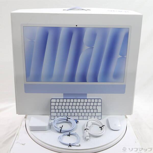 〔中古〕Apple(アップル) iMac 24-inch Late-2024 MWUF3J／A Apple M4 8コアCPU_8コアGPU 16GB SSD256GB ブルー 〔26.3 Tahoe〕〔258-ud〕 |  | 04
