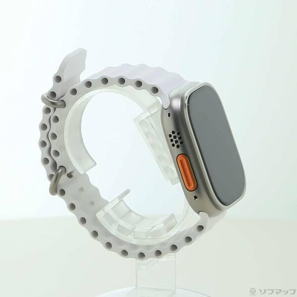 〔中古〕Apple(アップル) Apple Watch Ultra GPS + Cellular 49mm チタニウムケース ホワイトオーシャンバンド〔262-ud〕 |  | 03
