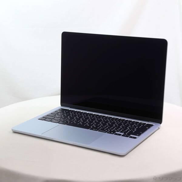 〔中古〕Apple(アップル) MacBook Air 13.6-inch Early-2025 MC6U4J／A Apple M4 10コアCPU_10コアGPU 16GB SSD512GB スカイブルー 〔26.3 Tahoe〕〔198-ud〕 | 
