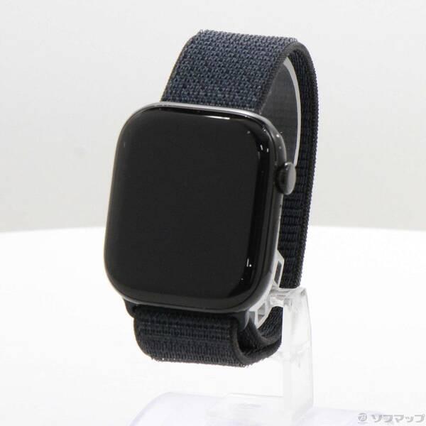 〔中古〕Apple(アップル) Apple Watch Series 10 GPS 46mm ジェットブラックアルミニウムケース インクスポーツループ〔344-ud〕 | 