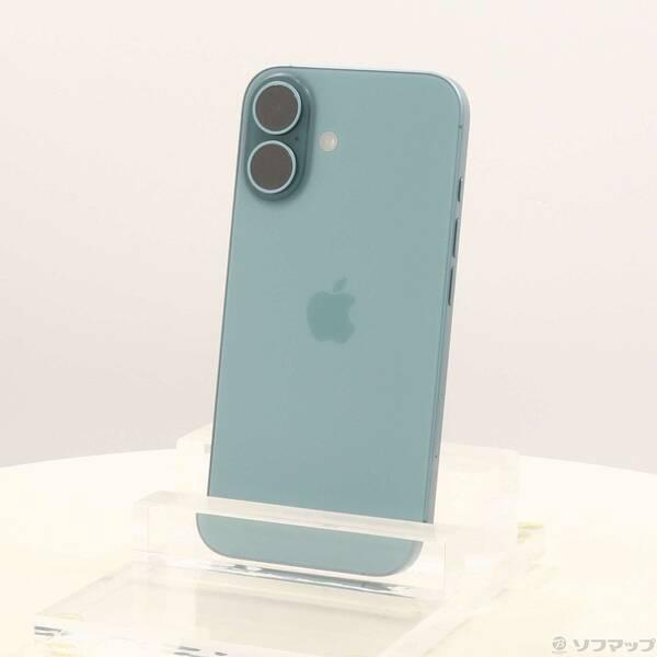 〔中古〕Apple(アップル) iPhone16 256GB ティール MYE13J／A SIMフリー〔262-ud〕 | 