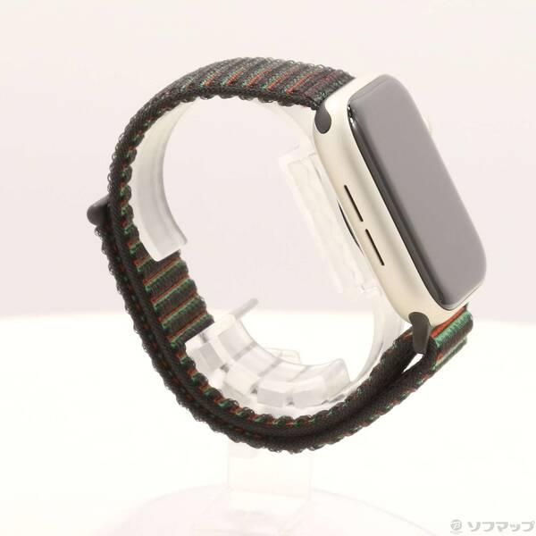 〔中古〕Apple(アップル) Apple Watch SE 第3世代 GPS 44mm スターライトアルミニウムケース Black Unityスポーツループ ユニティリズム〔344-ud〕 |  | 03
