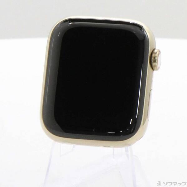 〔中古〕Apple(アップル) Apple Watch Series 7 GPS + Cellular 45mm ゴールドステンレススチールケース バンド無し〔344-ud〕 | 