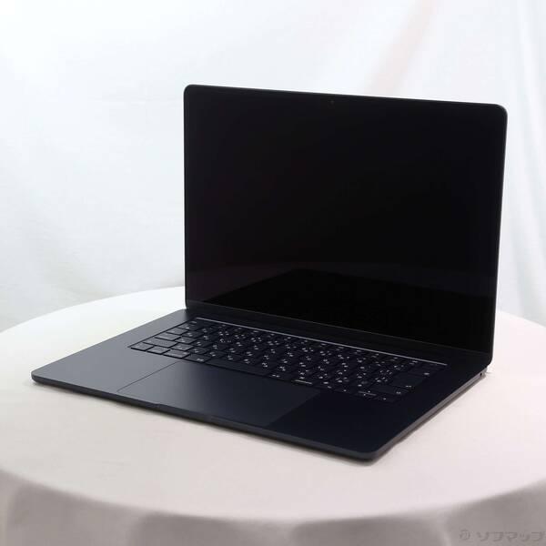 〔中古〕Apple(アップル) MacBook Air 15.3-inch Mid-2023 MQKW3J／A Apple M2 8コアCPU_10コアGPU 8GB SSD256GB ミッドナイト 〔26.3 Tahoe〕〔276-ud〕 | 