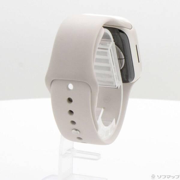 〔中古〕Apple(アップル) Apple Watch Series 8 GPS + Cellular 41mm スターライトアルミニウムケース スターライトスポーツバンド〔276-ud〕 |  | 02