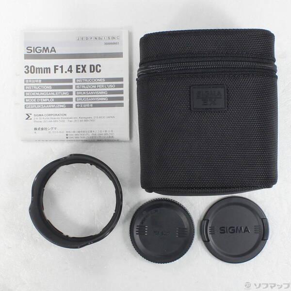 〔中古〕SIGMA(シグマ) SIGMA AF 30mm F1.4 EX DC (SONY用) (レンズ)〔262-ud〕 |  | 04