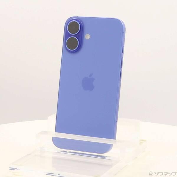 〔中古〕Apple(アップル) iPhone16 512GB ウルトラマリン MYE53J／A SIMフリー〔262-ud〕 | 