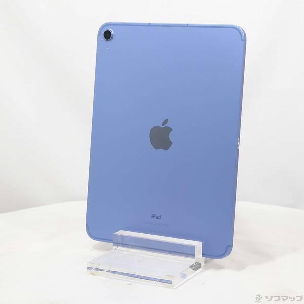 〔中古〕au iPad 第10世代 64GB ブルー MQ6K3J／A auロック解除SIMフリー〔371-ud〕 | 