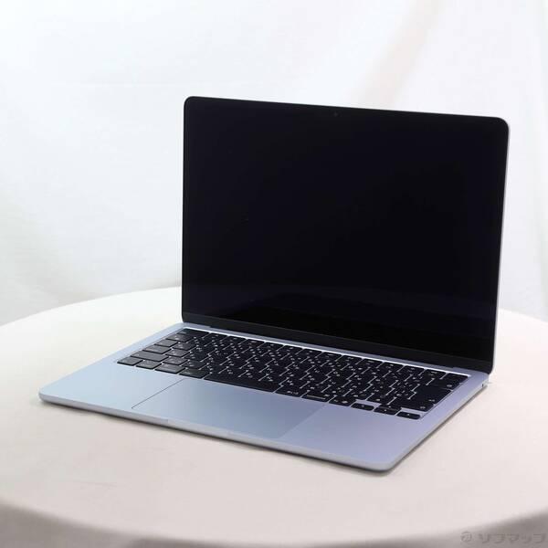 〔中古〕Apple(アップル) MacBook Air 13.6-inch Early-2025 MC6V4J／A Apple M4 10コアCPU_10コアGPU 24GB SSD512GB スカイブルー 〔26.3 Tahoe〕〔258-ud〕 | 