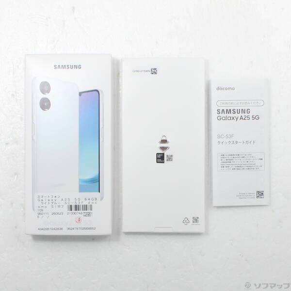 〔中古〕SAMSUNG(サムスン) Galaxy A25 5G 64GB ライトブルー SC-53F docomo SIMフリー〔258-ud〕 |  | 04
