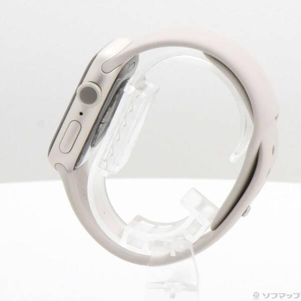 〔中古〕Apple(アップル) Apple Watch Series 7 GPS 41mm スターライトアルミニウムケース スターライトスポーツバンド〔344-ud〕 |  | 01