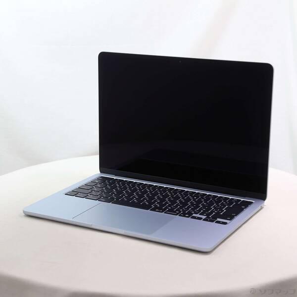 〔中古〕Apple(アップル) MacBook Air 13.6-inch Early-2026 MDHH4J／A Apple M5 10コアCPU_8コアGPU 16GB SSD512GB スカイブルー 〔26.3 Tahoe〕〔258-ud〕 | 