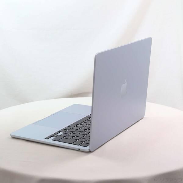 〔中古〕〔展示品〕 MacBook Air 13.6-inch Early-2025 MC6T4J／A Apple M4 10コアCPU_8コアGPU 16GB SSD256GB スカイブルー 〔26.3 Tahoe〕〔258-ud〕 |  | 01