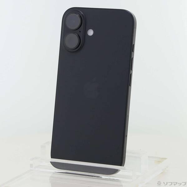 〔中古〕Apple(アップル) iPhone16 128GB ブラック MYDQ3J／A SIMフリー〔305-ud〕 | 