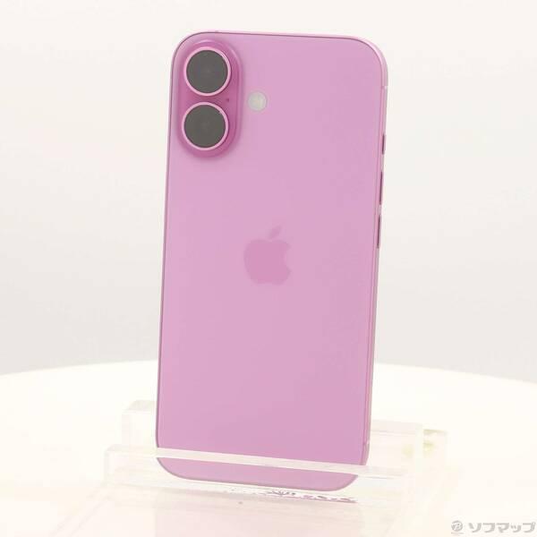 〔中古〕Apple(アップル) iPhone16 128GB ピンク MYDT3J／A SIMフリー〔305-ud〕 | 