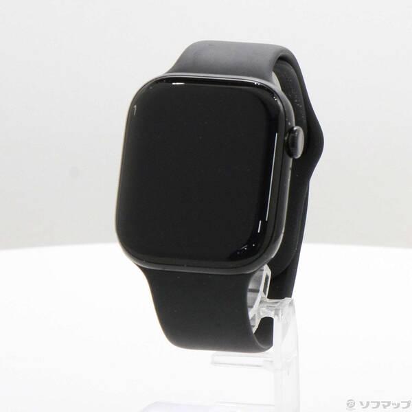 〔中古〕Apple(アップル) Apple Watch Series 10 GPS 46mm ジェットブラックアルミニウムケース ブラックスポーツバンド〔344-ud〕 | 
