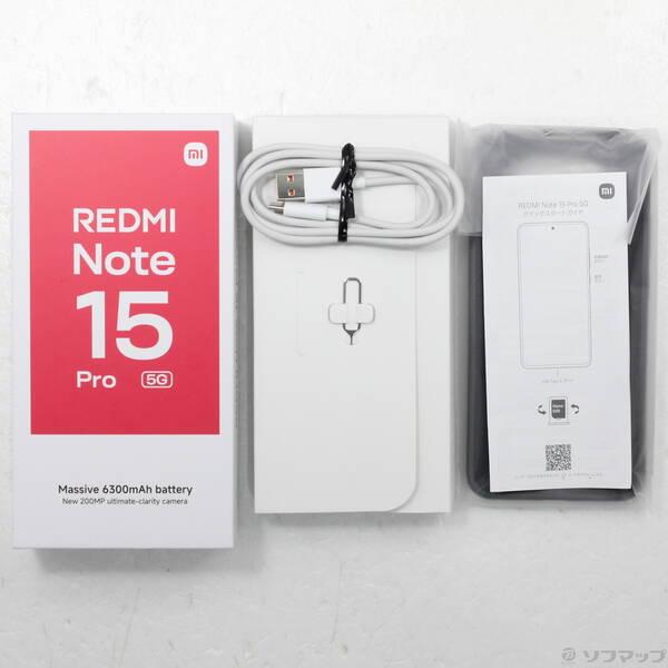 〔中古〕XIAOMI REDMI Note 15 Pro 5G 256GB グレイシャーブルー MZB0LZ5JP SIMフリー〔258-ud〕 |  | 04