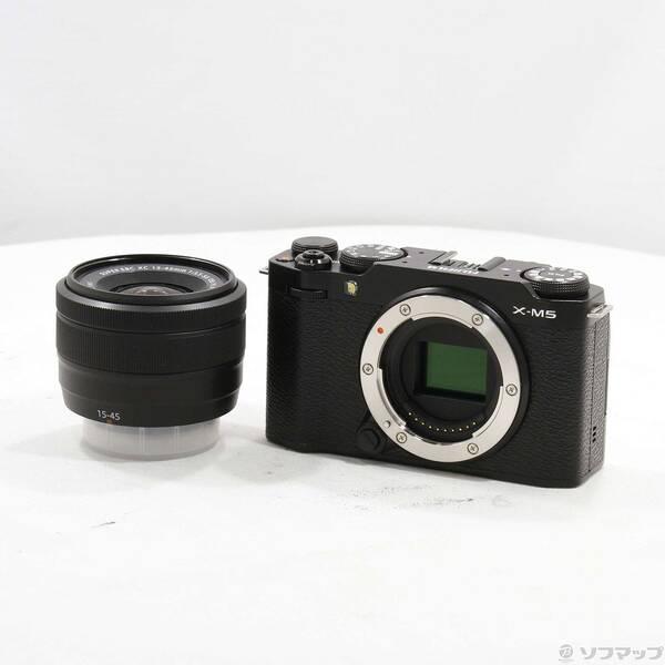 〔中古〕富士フイルム(FUJIFILM) FUJIFILM X-M5 XC15-45mmレンズキット ブラック〔305-ud〕 | 