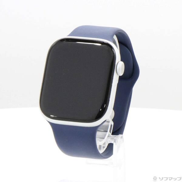 〔中古〕Apple(アップル) Apple Watch Series 10 GPS + Cellular 46mm シルバーアルミニウムケース デニムスポーツバンド〔352-ud〕 | 