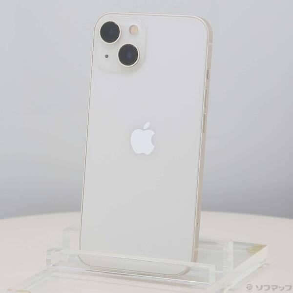 〔中古〕Apple(アップル) iPhone13 256GB スターライト MLNJ3J／A SIMフリー〔295-ud〕 | 