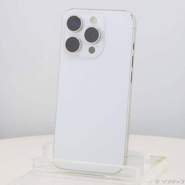 〔中古〕Apple(アップル) iPhone15 Pro 256GB ホワイトチタニウム MTUD3J／A SIMフリー〔352-ud〕 | 