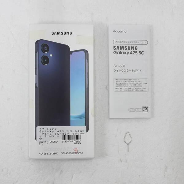 〔中古〕SAMSUNG(サムスン) Galaxy A25 5G 64GB ブラック SC-53F docomo SIMフリー〔368-ud〕 |  | 04