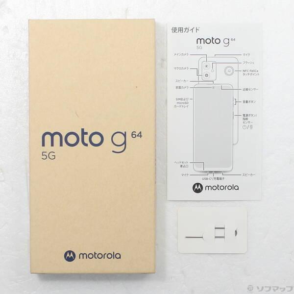 〔中古〕Motorola(モトローラ) moto g64 5G 128GB シルバーブルー PB2G0001JP SIMフリー〔295-ud〕 |  | 04