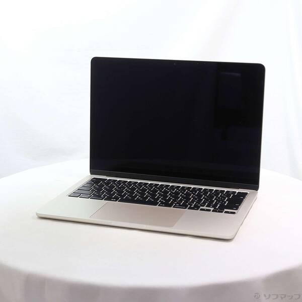〔中古〕Apple(アップル) MacBook Air 13.6-inch Late-2024 MC7W4J／A Apple M2 8コアCPU_8コアGPU 16GB SSD256GB スターライト 〔26.3 Tahoe〕〔276-ud〕 | 