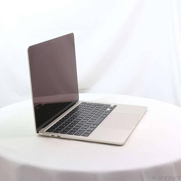 〔中古〕Apple(アップル) MacBook Air 13.6-inch Late-2024 MC7W4J／A Apple M2 8コアCPU_8コアGPU 16GB SSD256GB スターライト 〔26.3 Tahoe〕〔276-ud〕 |  | 03