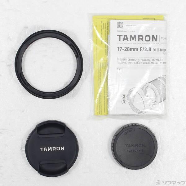 〔中古〕TAMRON(タムロン) 17-28mm F／2.8 Di III RXD (A046)〔276-ud〕 |  | 04