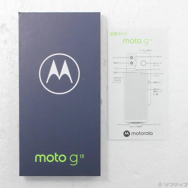 〔中古〕Motorola(モトローラ) moto G13 128GB マットチャコール PAWW0020JP SIMフリー〔344-ud〕 |  | 04