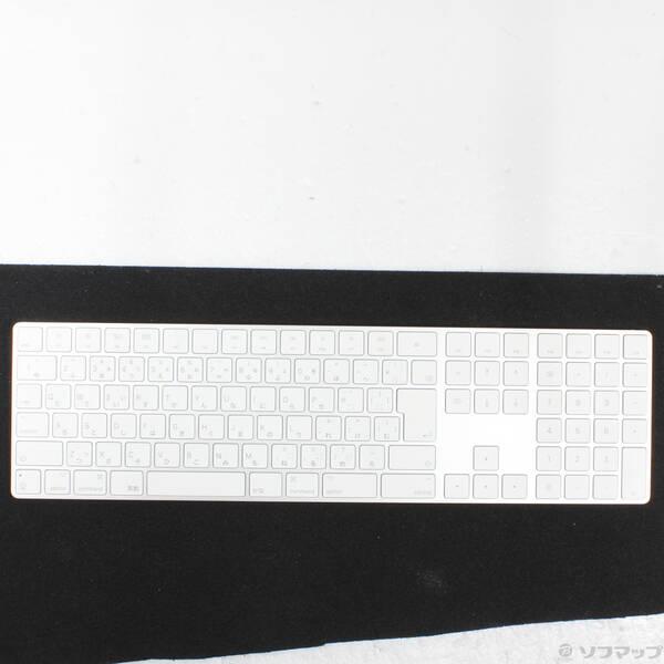 〔中古〕Apple(アップル) Magic Keyboard (テンキー付き) MQ052J／A シルバー〔198-ud〕 | 