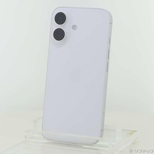 〔中古〕Apple(アップル) iPhone16 128GB ホワイト MYDR3J／A SIMフリー 〔ネットワーク利用制限▲〕〔276-ud〕 | 