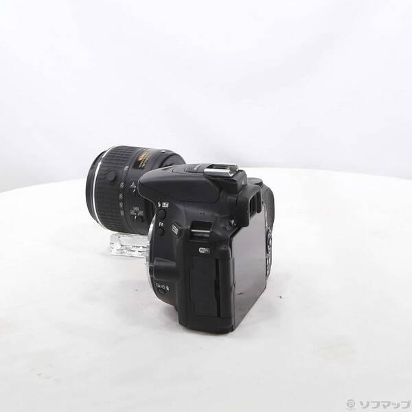 〔中古〕Nikon(ニコン) NIKON D5500 18-55 VRII 水晶体一揃いの道具 黒いこと〔276-ud〕