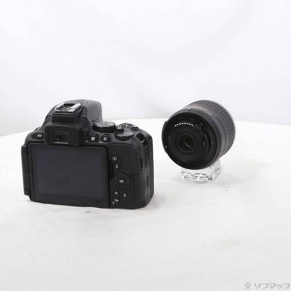 〔中古〕Nikon(ニコン) NIKON D5500 18-55 VRII 水晶体一揃いの道具 黒いこと〔276-ud〕