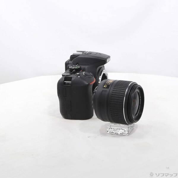 〔中古〕Nikon(ニコン) NIKON D5500 18-55 VRII 水晶体一揃いの道具 黒いこと〔276-ud〕