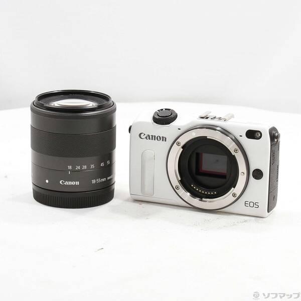 〔中古〕Canon(キヤノン) EOS M2 18-55レンズキット ホワイト〔262-ud〕 | 