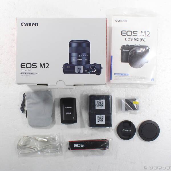 〔中古〕Canon(キヤノン) EOS M2 18-55レンズキット ホワイト〔262-ud〕 |  | 05