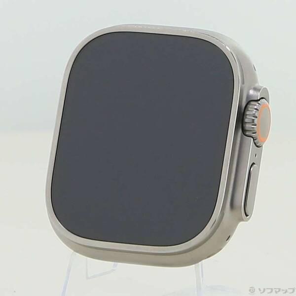 〔中古〕Apple(アップル) Apple Watch Ultra GPS + Cellular 49mm チタニウムケース バンド無し〔377-ud〕 | 