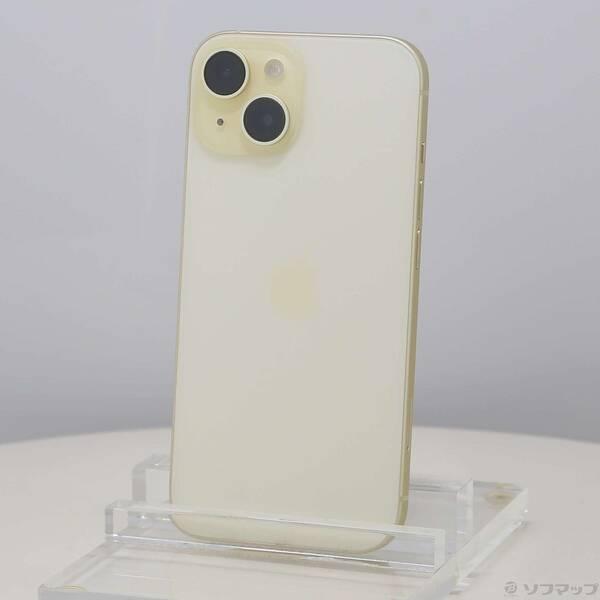 〔中古〕Apple(アップル) iPhone15 128GB イエロー MTMK3J／A SIMフリー〔262-ud〕 | 