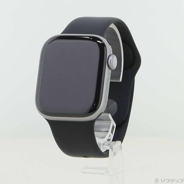 〔中古〕Apple(アップル) 〔展示品〕 Apple Watch Series 11 GPS 42mm スペースグレイアルミニウムケース ブラックスポーツバンド〔262-ud〕 | 